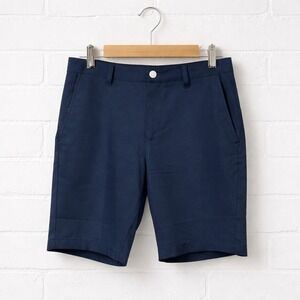 Bonobos Golf Shorts Mens 31 Blue Performance 10 Inch Inseam Stretch Activewear